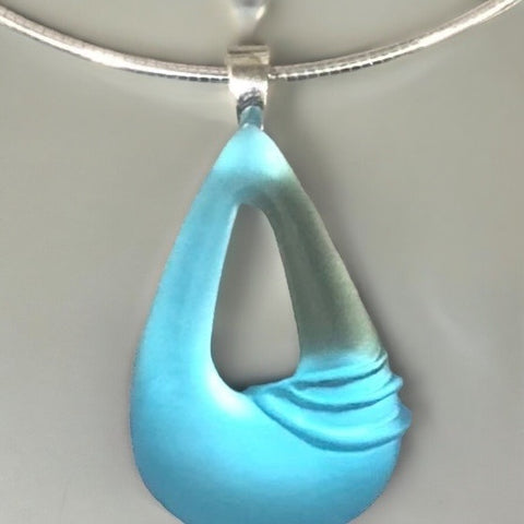 Pear Drop Glass Pendant
