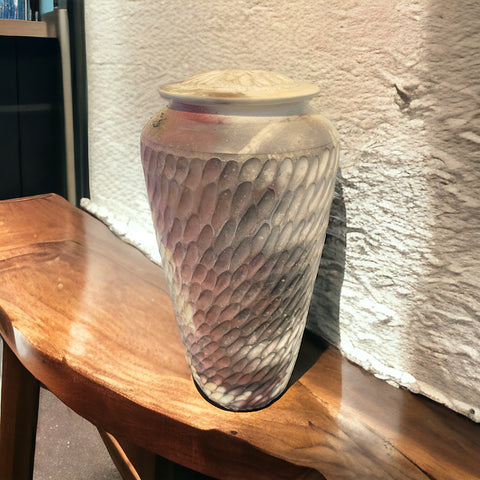 Carved Berry Jar