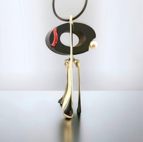 Grenadilla with Coral & Pearl
