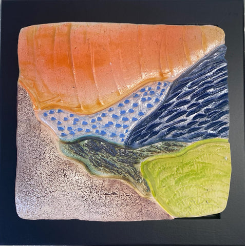 ceramic tile tactile carved surfaces