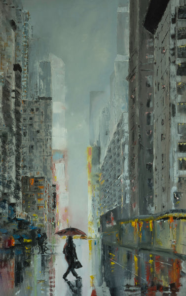 Woman with Umbrella