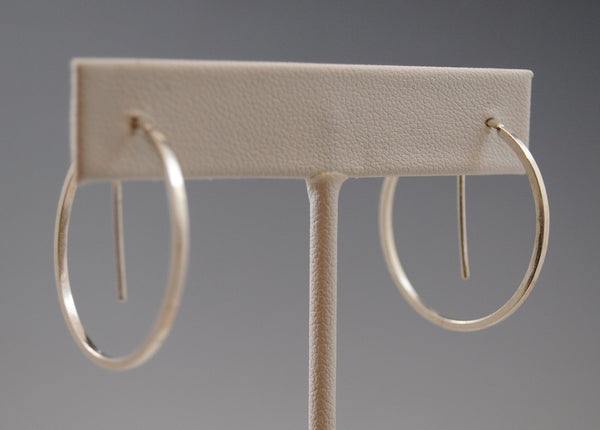 Small Sterling Silver Hoop Earrings