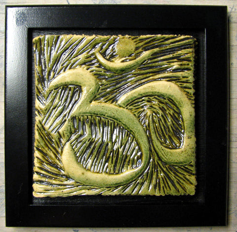 Copper Green Yoga Om