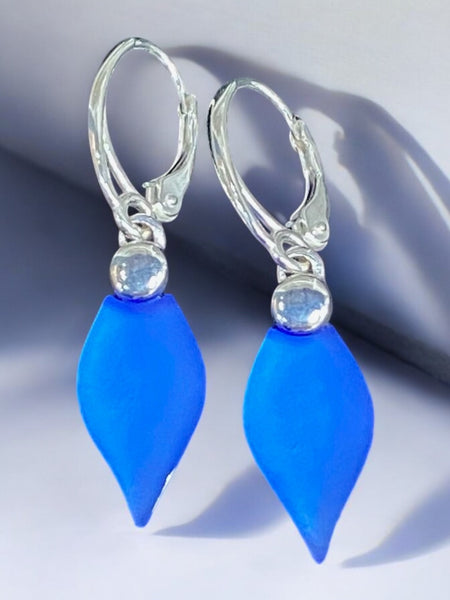 Cobalt Drop Earrings