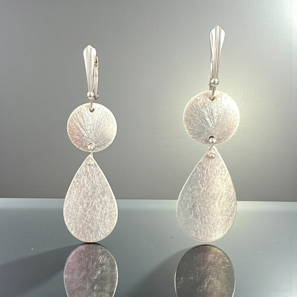 Teardrop Satin Drop Earrings