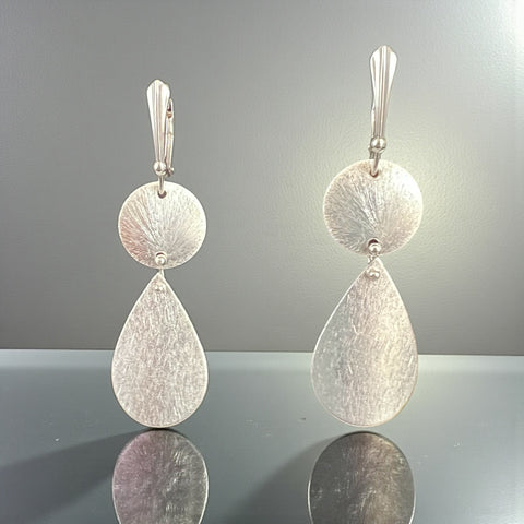 Teardrop Satin Drop Earrings