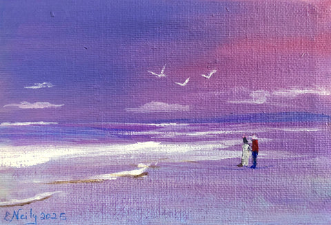 Evening Walk on the Beach