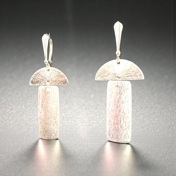 Sunrise Bar Satin Drop Earrings