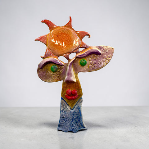 Faces of Vallauris:  Red Sun