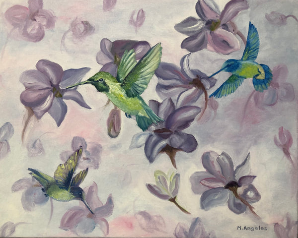 Hummingbirds by Maria Hegglin