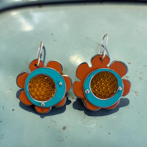 Backroads Earrings with Reflector