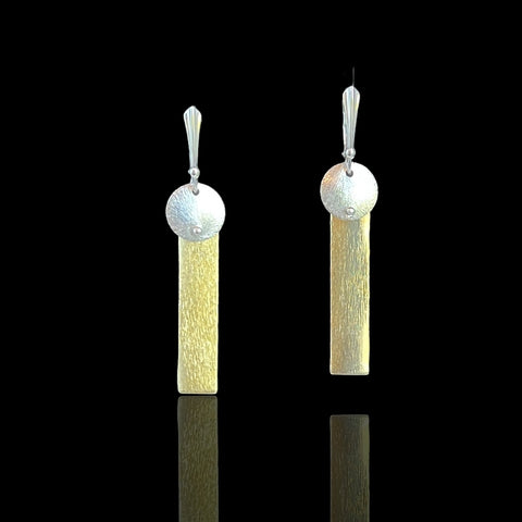 Long and Slender Contemporary Dangles (Gold)