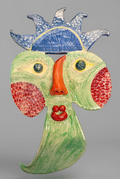 Faces of Vallauris:  8 Blue Sun