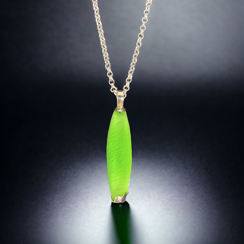 Green Cocoon  Necklace