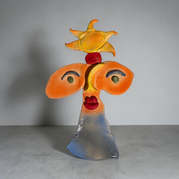 Faces of Vallauris:  13 Orange Sun