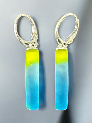 Blended Glass Tower Earrings