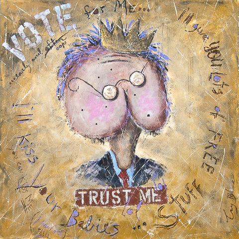 Portrait of a Politician by Tony Blue