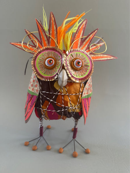 Pink Owl by Joyce Curvin