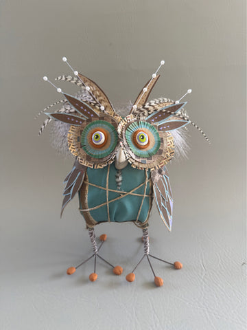 Turquoise Owl by Joyce Curvin