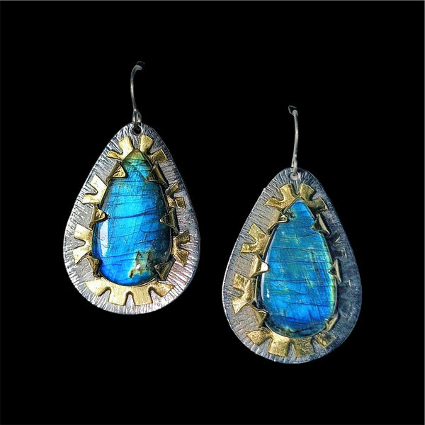 Luminous Collection Labradorite Earrings