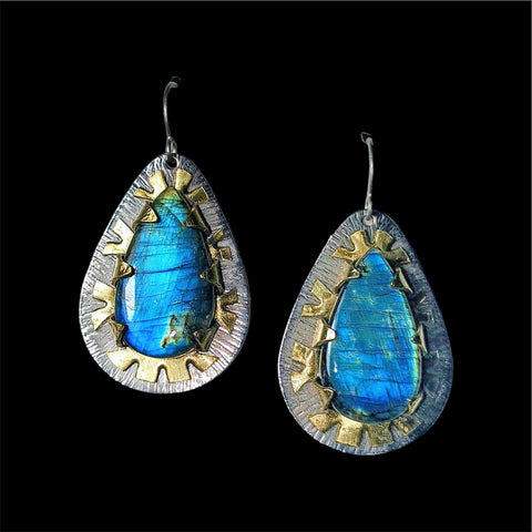 Luminous Collection Labradorite Earrings