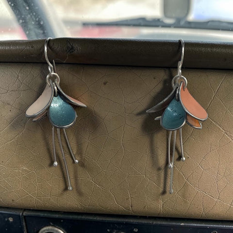 Long Way Home Earrings - blues