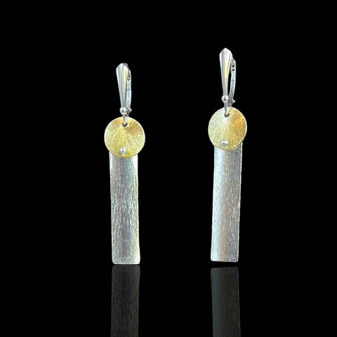 Long and Slender Contemporary Dangles (Silver)