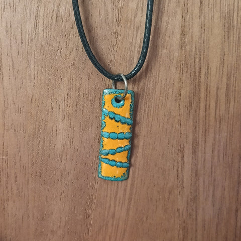 Enamel pendant