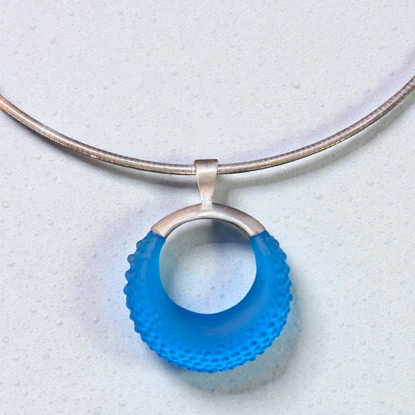 Medium Blue Jewel Pendant