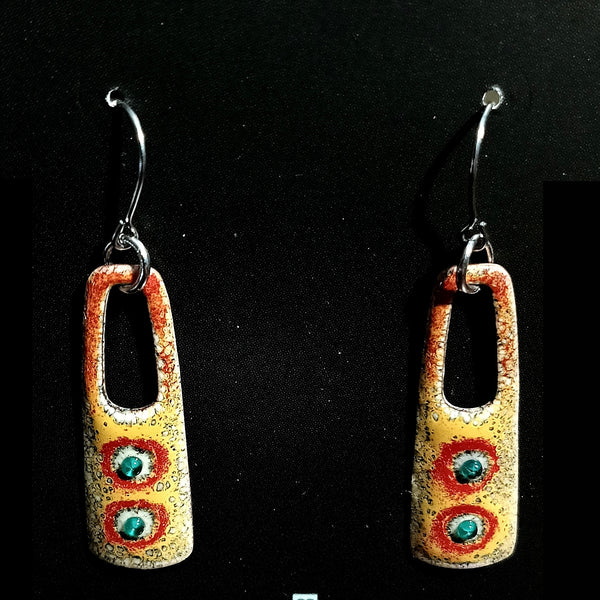 Enamel Resin Earrings