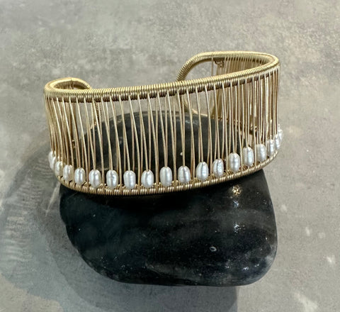 White Pearl Bracelet