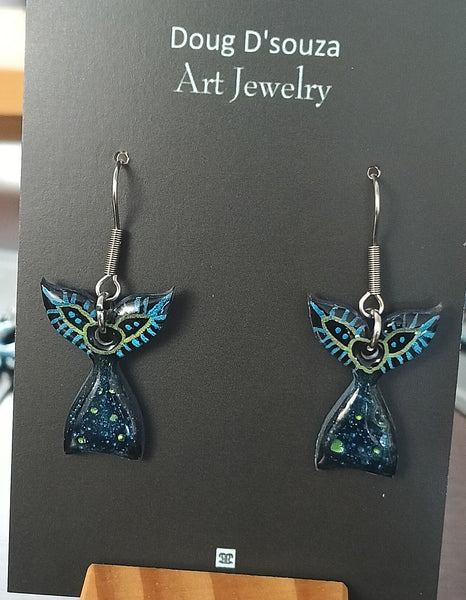 Enamel Resin Earrings