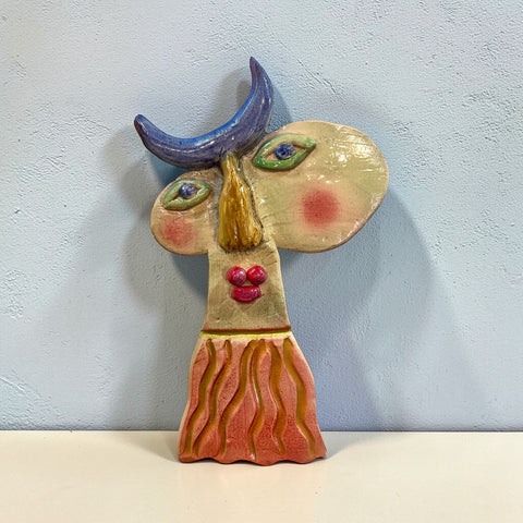 Faces of Vallauris:  Red Dress