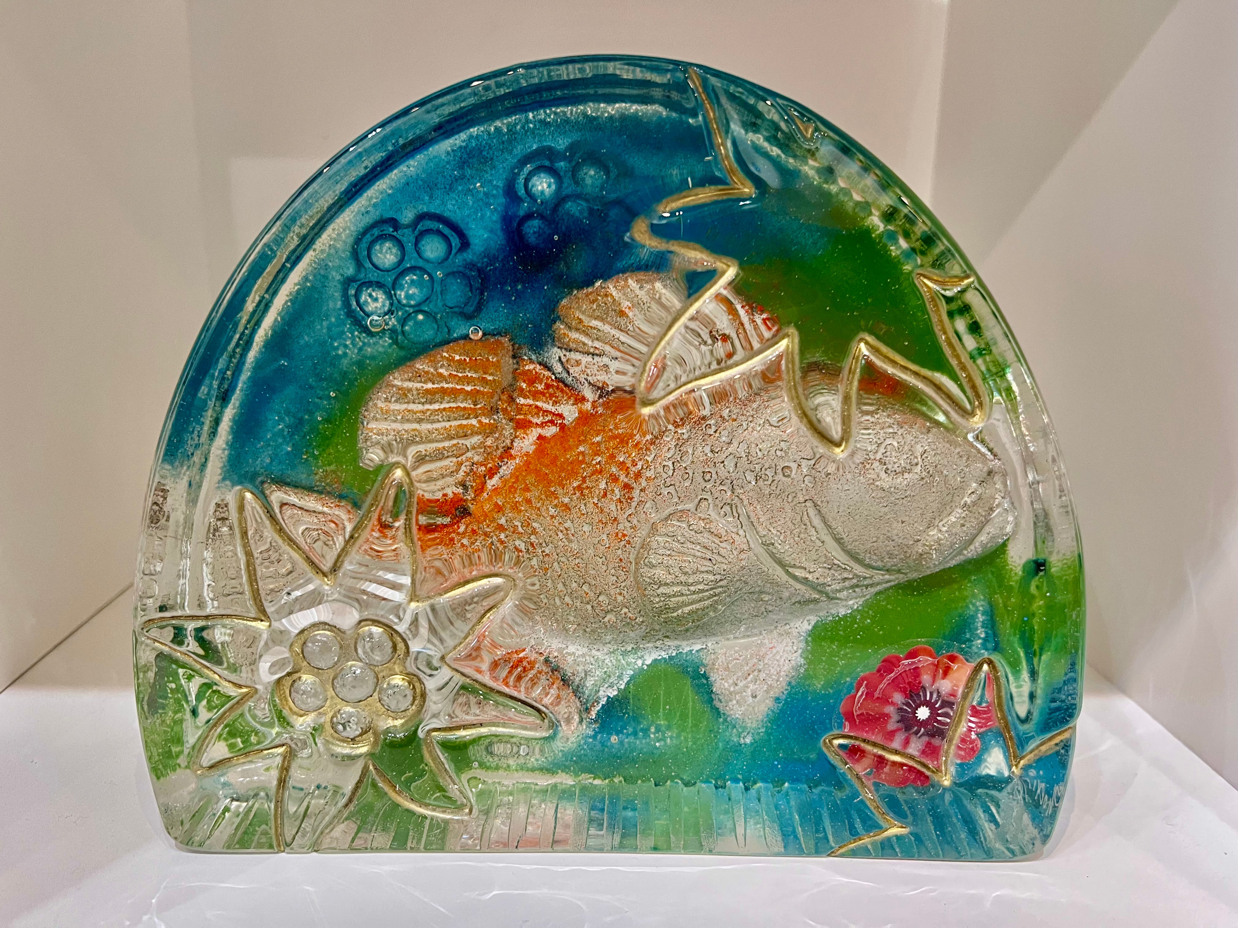 Colorful Fish Small Arch - Brenda McMahon Gallery