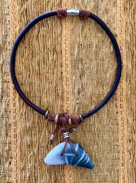 Tribal Contemporary Arced Wing Pendant