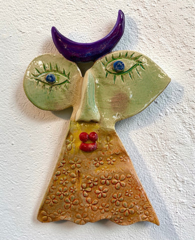 Faces of Vallauris:  Blue Moon