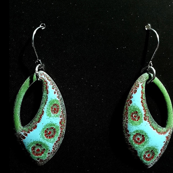 Enamel Resin Earrings