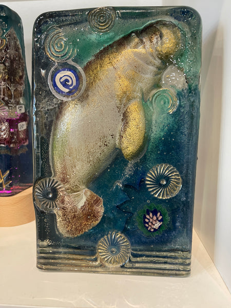 Manatee blue green spirit weight