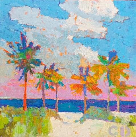 Bright Midday Palms