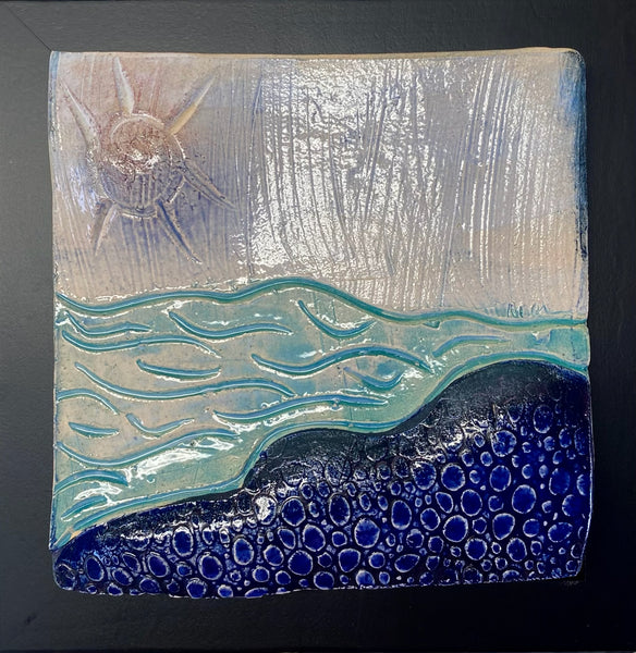 shades of blue with sun ceramic tile x8x