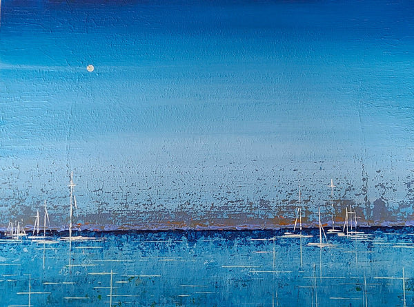 Moonlit Harbor
