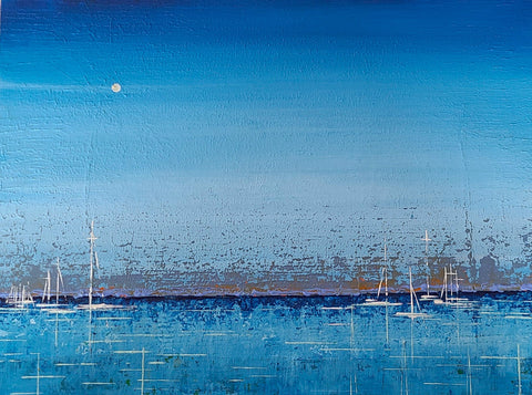 Moonlit Harbor
