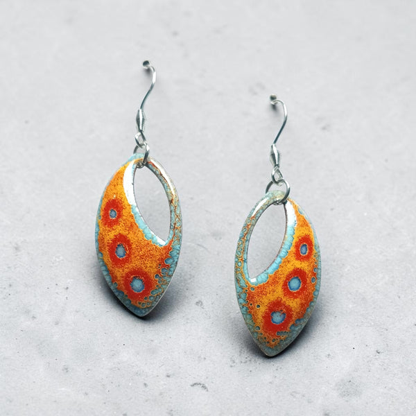 Enamel Earrings