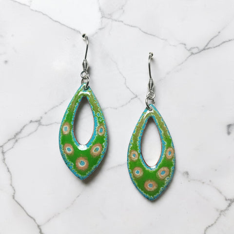 Enamel Earrings