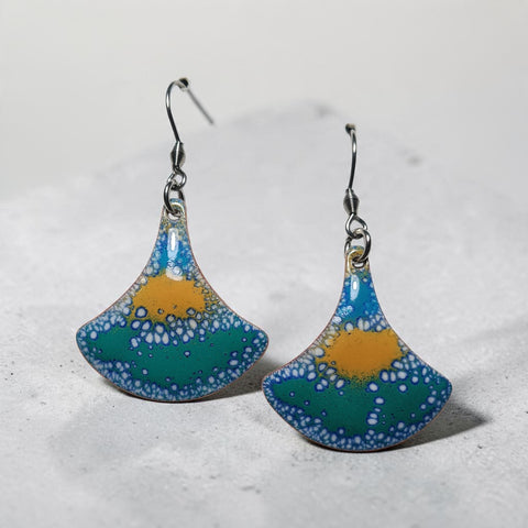 Enamel Earrings