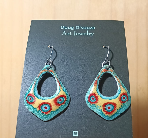 Enamel Earrings