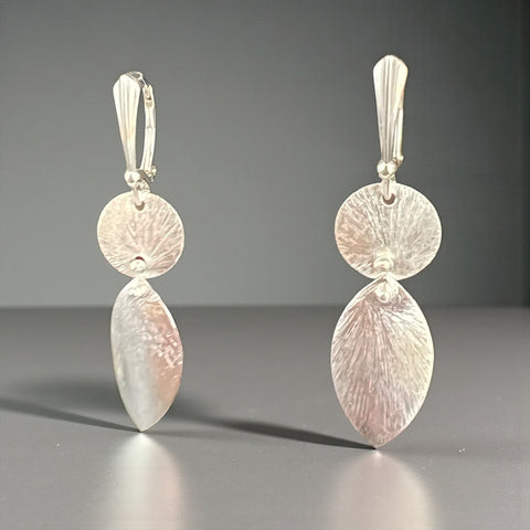 Petal Drop Satin Earrings