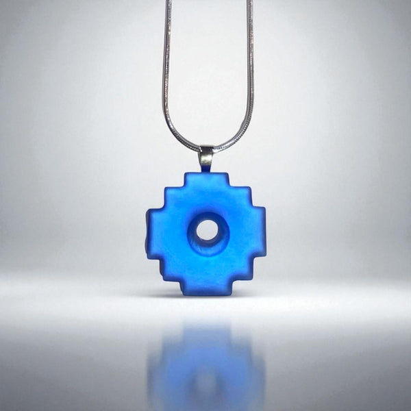 Cobalt Blue Chakana Pendant