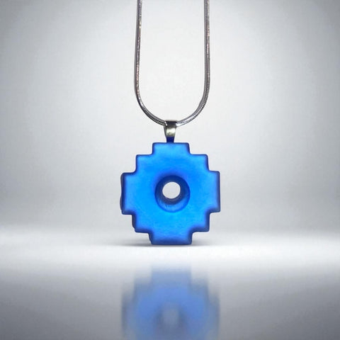Cobalt Blue Chakana Pendant