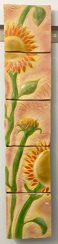 Outdoor 1x5 tile Sunflower